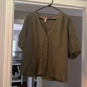 Forest green tunic